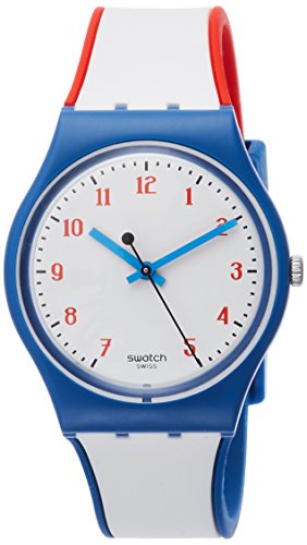 Swatch Originals Plein Gaz White Dial Silicone Strap Unisex Watch GN248