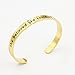 YOYONY Gifts for Women Classic Hand-Stamped Inspirational Message She Believed she Could so she did Bracelets