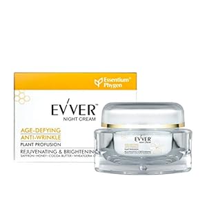 Essentium Phygen Evver Anti Aging Night Cream, Profused with Saffron and Honey, 50 ml