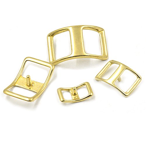 Solid Brass Conway Buckles Harness Western Horse Bridle Tack Belt 20mm