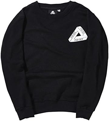 Dethler Mens Pullover Fleece Sweatshirt Long Sleeve Top Casual T-shirt