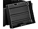 Loadmaster Footlocker Storage Trunk with Wheels, Removable Trays, Lockable Hinged Lid, from ECS Case, Black