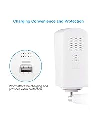 Wyze - Funda de silicona con soporte de pared, soporte de pared Wyze Cam para montar en la pared, protector ajustable para interiores y exteriores, antirreflectante y protección UV, fácil instalación