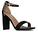 J. Adams Low Round Toe Ankle Strap Heel - Comfortable Chunky Block Heel Sandal - Millie by