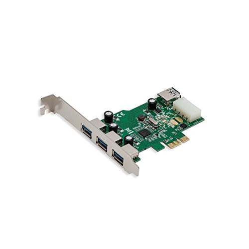Syba 4 Port USB 3.0 Pcie 2.0 X1 Controller Card Components Other SD-PEX20137