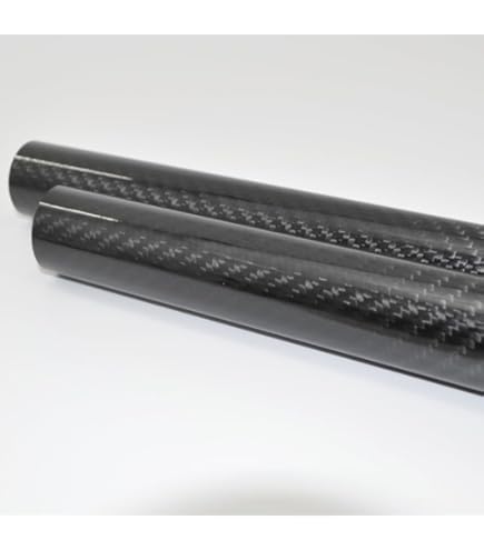 Carbon Fiber Round Tube Carbon Fiber Tubes Glossy Surface 3K Roll Wrapped 34x32x500 Mm For Quadcopter Multicopter And Industrial Application (1 PCS),35x32x500 Mm,35x32x500mm