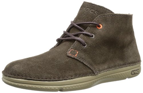 Crocs Men's Thompson Desert Boot,Espresso/Khaki,7 M US