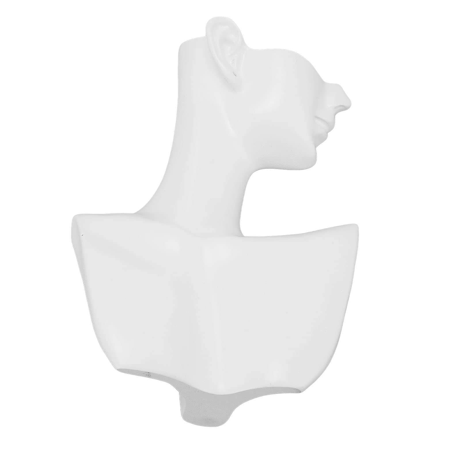 Jewelry Display Stand, Necklace Mannequin Display Stand, Mannequin Earring Stand, Mannequin Earring Stand White Medium Resin Stable Bust Earrings Holder Organizer for Jewelry Store Show