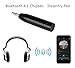 ESYNIC Bluetooth Receiver Adapter Mini Wireless Bluetooth 4.1 Music Receiver 3.5mm AUX Audio Adaptor Hands-Free Car Kit with Built-in Mic for Headphones Earbuds Car and Home Stereo Sound Systemthumb 2