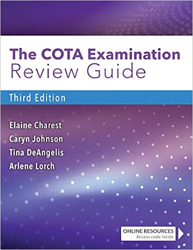 The Cota Examination Review Guide 9780803669147 Medicine Health Science Books 