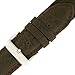 Tech Swiss Extra Long Watch Band Genuine Leather Calfskin Dark Brown 22 millimeters