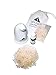 Himalayan Pink Salt Ceramic Inhaler with Aromatherapy Essential Oil 5ml Sample, and All-Natural Respiratory Aid for Allergies, Asthma, Better Health, Detox, Relaxation and Pain Relief