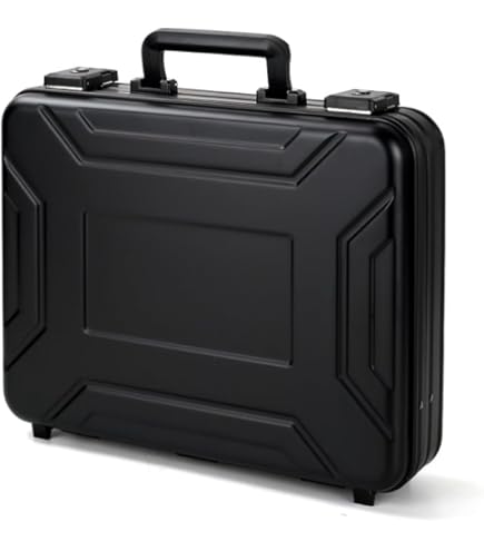 Amazon.com: urecimy Black Aluminum Money Briefcase for Cash Metal