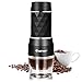 COSTWAY Portable Espresso Maker, 2-in-1 Manual Coffee Machine, 20 Bar Pressure for Capsule & Ground Coffee, for Camping, Travel, Office, Home