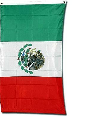 Mexican Flag Banner 3 X 5