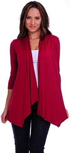 Simply Ravishing SR Women's Basic Various Style Sleeve Open Cardigan (Size: Small-5X)
