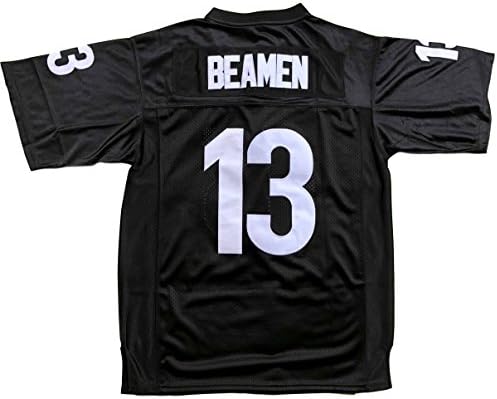 MVG ATHLETICS Any Given Sunday # 13 Willie Beamen Football Jersey Embroidered (Black) S-XXL