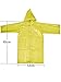 Mudder Kids Children Rain Poncho Raincoat Portable with Hoods and Sleeves (Yellow)