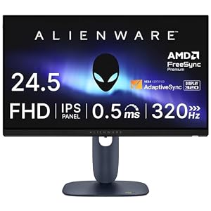 Dell AW2525HM 24.5インチ Alienware ゲーミングモニター(無輝点3年保証/FHD/IPS,非光沢/DP 1.4×1,HDMI×2)
