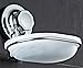 UNILLAP suction cup soap dish Powerful Vacuum Stainless Steel Soap Holder for Bathroom & Kitchen chrome (Soap Dish)