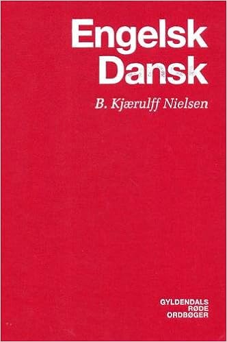 Engelsk Dansk Ordbog Magnussen Johs 9788700288546 Amazon Com Books