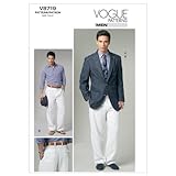Vogue Patterns V8719 Men'S Jacket and Pants, Size MXX (40-42-44-46)