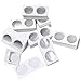 Unixing 400PCS Coin Flip Mega Assortment Cardboard Coin Flips 2x2 Coin Holder Flip Mega Assortment 2 by 2 Inch for Coin Collection Supplies (6 Sizes)