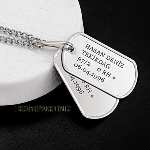 Orjinal Metal Asker Kunyesi Isminize Ozel Amazon Com Tr