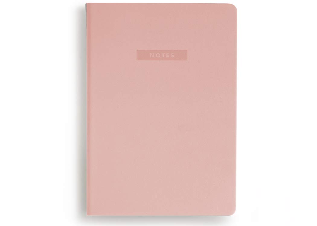 MOXON MiGoals A5 Hardcover Lined Notebook - Soft Pink