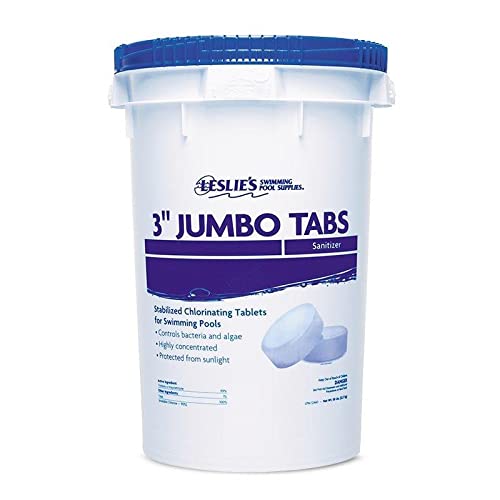 Leslie's 3Inch Jumbo Chlorine Tablets for Swimming Pools