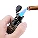 Torch Lighter 2 Pack Quad Jet Flame Lighter Refillable Butane Lighter 4 Jet Torch Lighters-Butane Not Included (Black & Beige)thumb 2