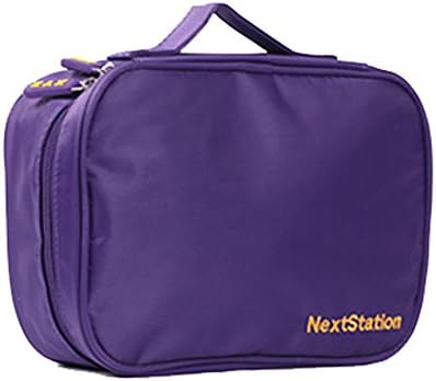 Hflove Men & Women Travel Toilet Bag Shaving Bag Hanging Toiletry Bag Wash Bag (Purple)