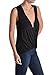 Azules Women's Deep Criss Cross Sleeveless Shirt
