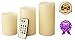 LEDitBe LED Candles Flameless Flickering Candles with Timer - Made of Real Wax with Light Vanilla Smell - Can Change Colors (Including Batteries)