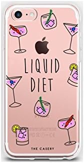 The Casery Liquid Diet iPhone 6 Matte Finish Clear Slim Fit Cell Phone Case