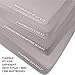 Organic Pack n Play Sheet - Portable Mini Crib Sheet 2 Pack 100% GOTS Certified Organic Jersey Cotton Knit Grey for Baby Girl or Baby Boy by Ely's & Co. (Grey)