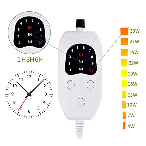 N / A Upgraded Pet Heating Pad for Dog Cat Heat Mat Indoor Electric Waterproof,with Timer and Temperature Adjustable Pet Bed Heater Warmer with Chew Resistant Steel Cord,17x 17 inch (Blue)