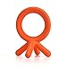 Comotomo Silicone Baby Teether, Orange primary
