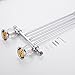 AUSWIND Chrome Crystal Towel Rack 3 Arms 14.17
