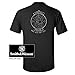 Smith & Wesson Men's Distressed Trademark Tee (Back Print) Black - Large