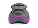 Kinivo ZX100 Mini Portable Speaker with Rechargeable Battery and Enhanced Bass Resonator (Grey, Purple)