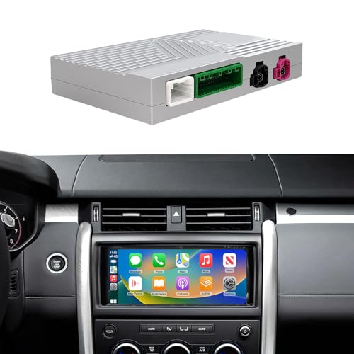 LEXXSON Wireless CarPlay & Android Auto Decoder Retrofit Kit for Land Rover Jaguar for Range Rover Evoque Discovery 5 XE XF XJL F-Type 2016-2019 with Harman with 10.25" Display, Bluetooth