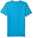 Under Armour Boys' Rapid Logo T-Shirt, Canoe Blue (713)/Academy, Youth Medium