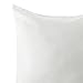 Deconovo Blank Cushion Cover Faux Linen Pillow Cover Throw Pillow Case for Couch 18x18 Inch Off White 1 Pcs Case Only No Insert