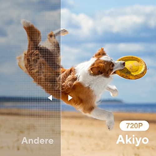 Mini Projector [Car Keystone & 2026 Upgraded] AKIYO O1 Projector Small 1080P Supports 360° Rotatable 15000L Projector for Home Cinema, 50% Zoom Outdoor Projector Compatible with Smartphone/TV Stick/HDMI/USB