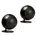 Orb Audio Mod1 Round Stereo & TV Speakers - Metallic Black Gloss