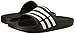 adidas Performance Kids' Duramo Slide Sandal (Toddler/Little Kid/Big Kid),Black/Running White/Black,3 M US Little Kid