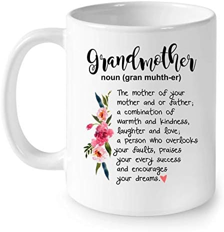 Amazon.com: Grandmother, Gifts For Grandma, Coffee Mug, Grandmother Mug, Special Gift For Her ...