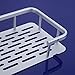 Bathroom Shelf Shower Shelf Adhesive Aluminum Shower Caddy for Shampoo Holder Kitchen Rack Storage Organizer No Drilling Retangle Wall Mount Storage Basket