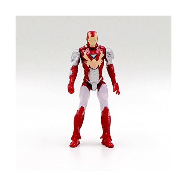 6pcs Superhero Avengers Iron Man Hulk Captain America Superman Batman Action Figures Gift Children's Toys
